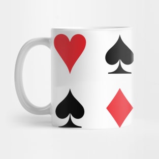 Playing Card Symbols Suit Pattern 2 Mug